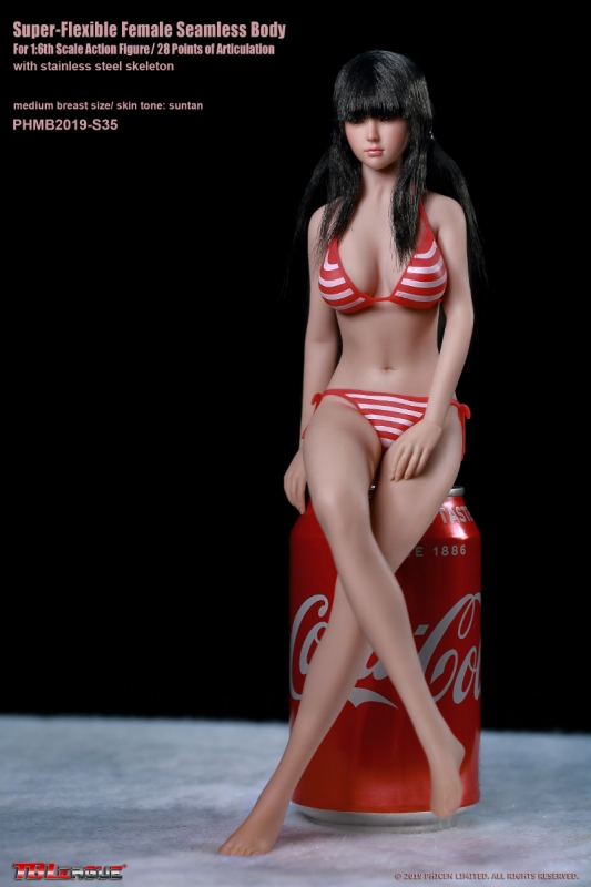  Product image 4 of the product “Caucasian Suntan Female Super Flexible Seamless Body (Middle Bust) 1/6 ”