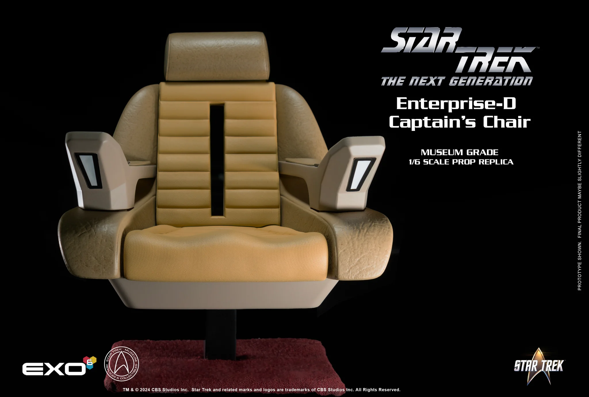  Artikelbild 4 des Artikels “Enterprise-D Captain’s Chair 1:6 “