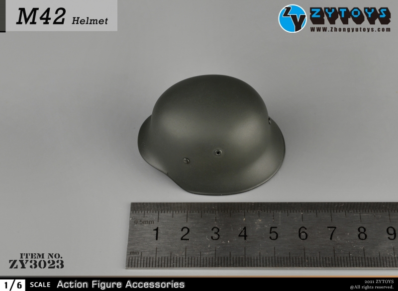  Product image 4 of the product “1/6 Diecast M42 Helmet (Olive Drab) ”