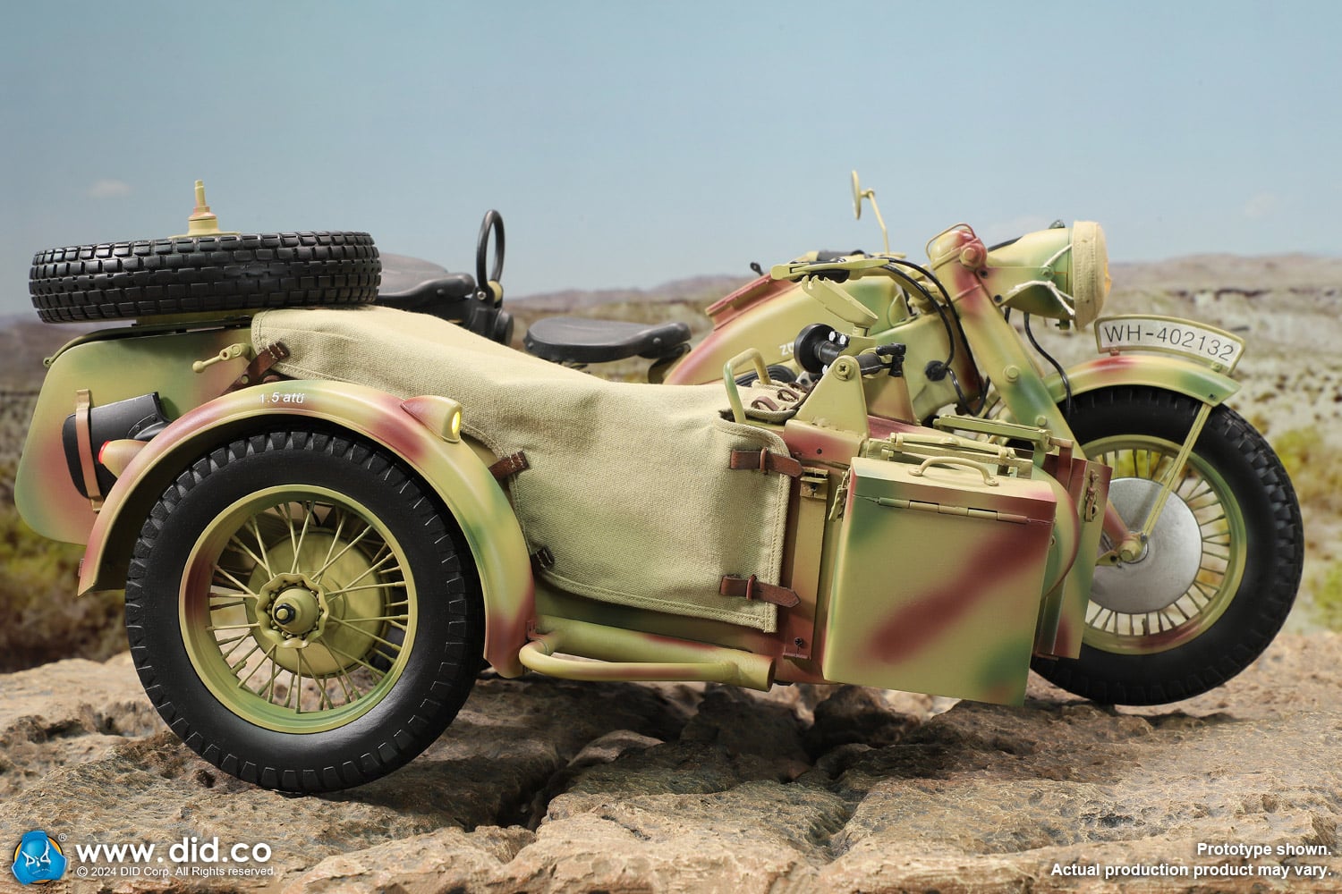  Artikelbild 4 des Artikels “Zündap, KS750, Motorrad mit Beiwagen in Metal (Dreitarn) “