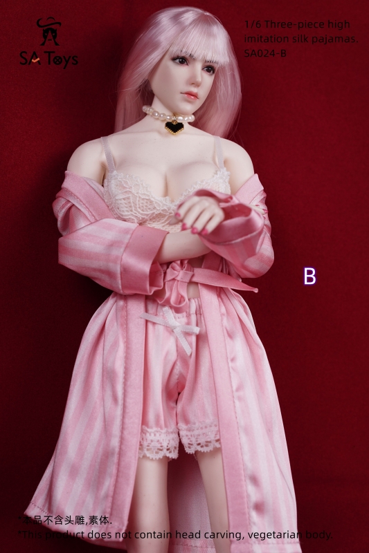  Artikelbild 4 des Artikels “Female Silk Pajama Set (Green) 1:6 “