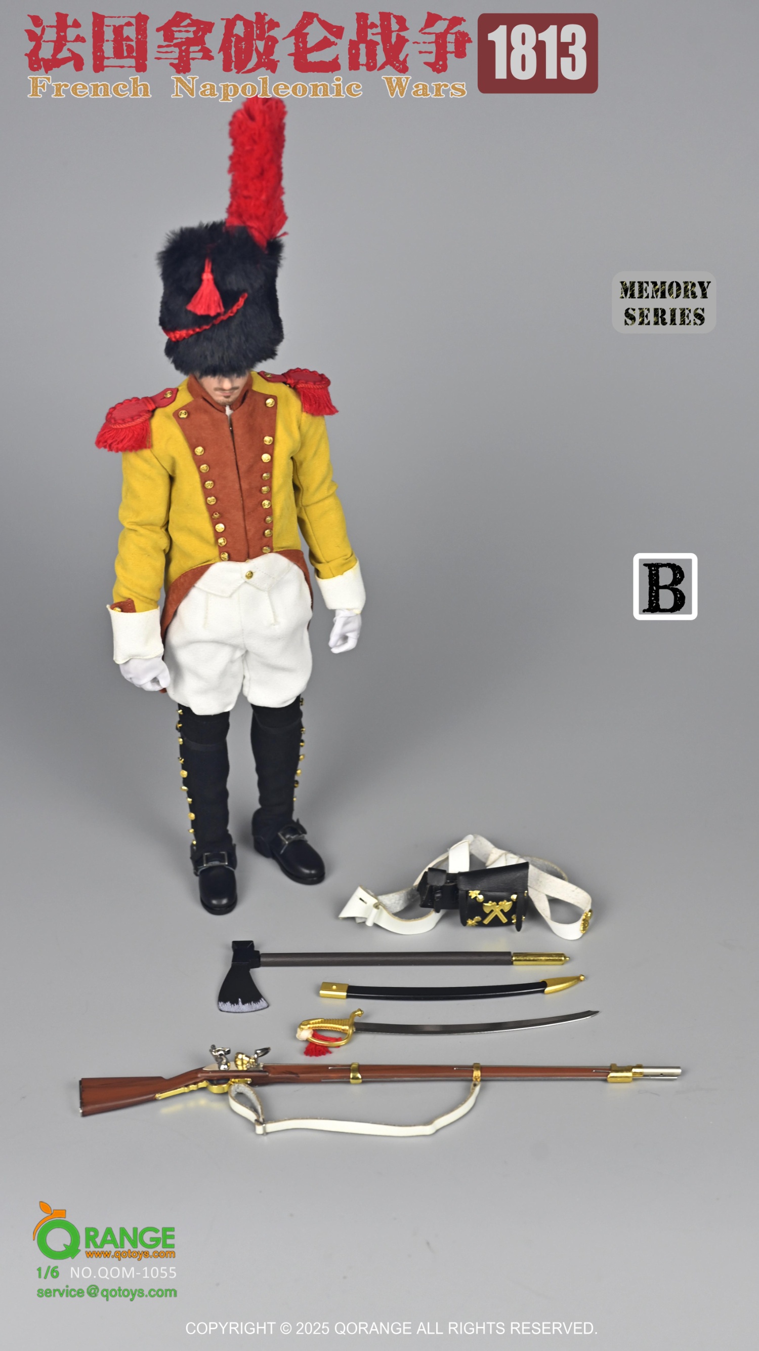  Product image 4 of the product “French Infantry Sapper Uniform Set 1/6 (ohne Figur) ”