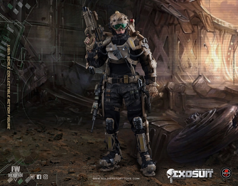  Artikelbild 4 des Artikels “EXO SKELETON - Armor Suit Test-01 - in 1/6 scale “