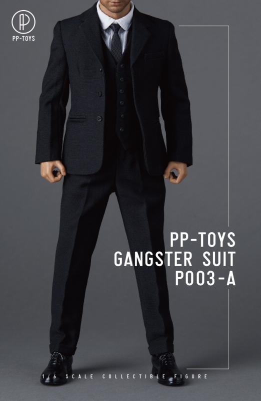  Artikelbild 4 des Artikels “1919 Gangster Suit Set  (Black) 1:6 “
