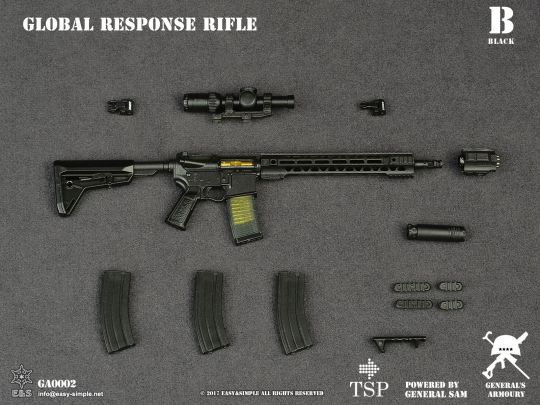  Artikelbild 4 des Artikels “Global Response Rifle (Black) 1:6 “