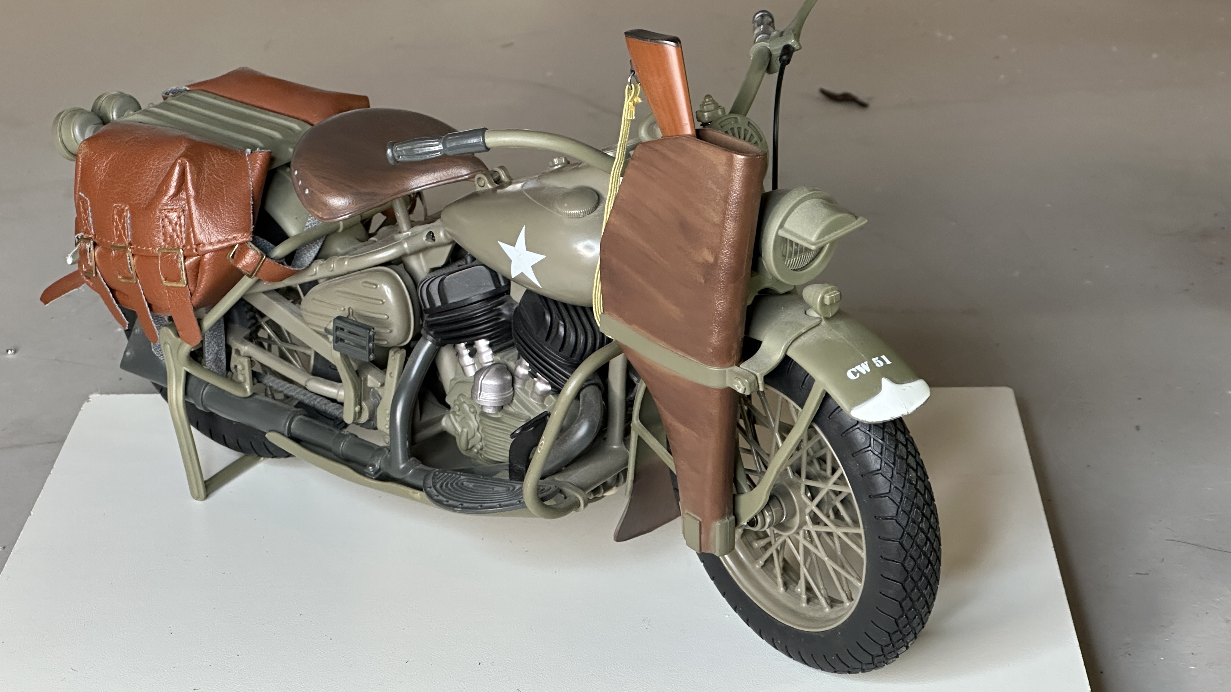  Product image 4 of the product “US Army WWII Harley-Davidson Motorcycle (Olive Drab) Used ”