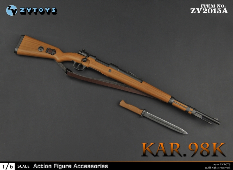  Product image 4 of the product “1/6 Karabiner 98K Rifle (Brown) Full Set ”