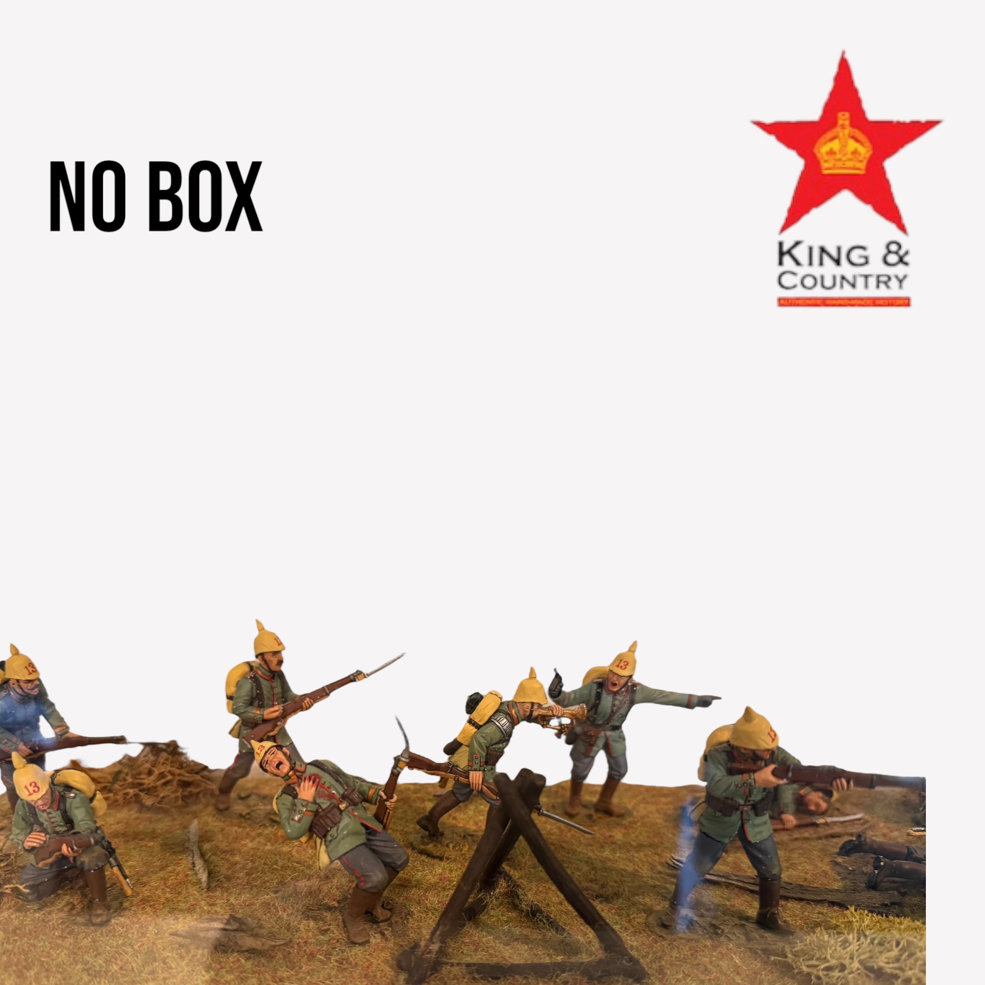  Product image 4 of the product “German WW1 Figure Display Set 1:30 (11Fig) ”