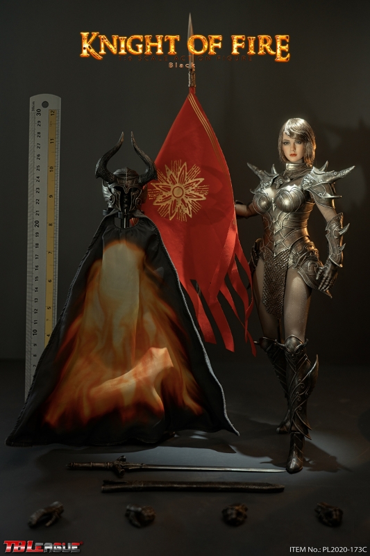  Artikelbild 4 des Artikels “Knight of Fire- Black - 1:6 Scale Action Figure “