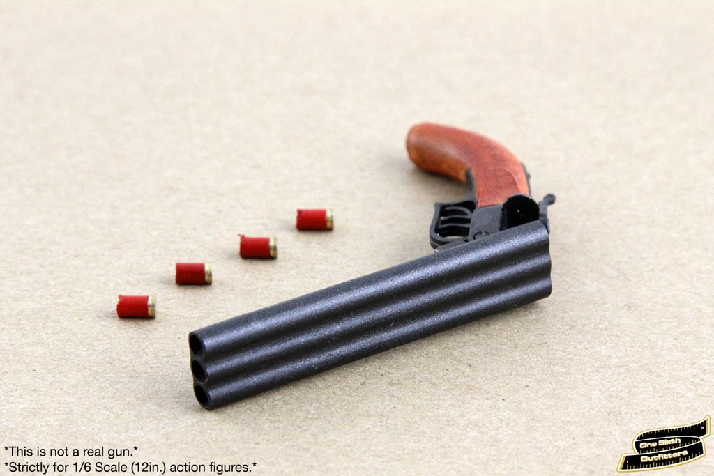  Product image 4 of the product “1/6 Die Cast Triple Barrel Shotgun M1887 (short) ”
