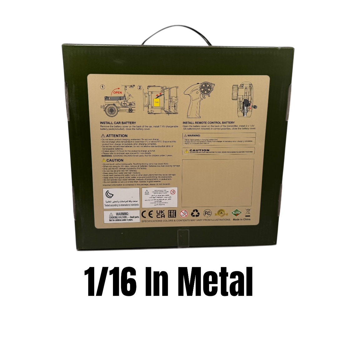  Artikelbild 4 des Artikels “RC Jeep Willys MB  1941 MB -METAL-1:16 “