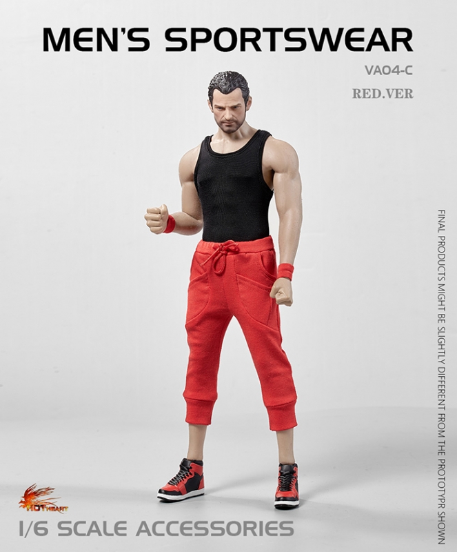  Artikelbild 4 des Artikels “Men's Sportwear Set (Red) 1:6 “