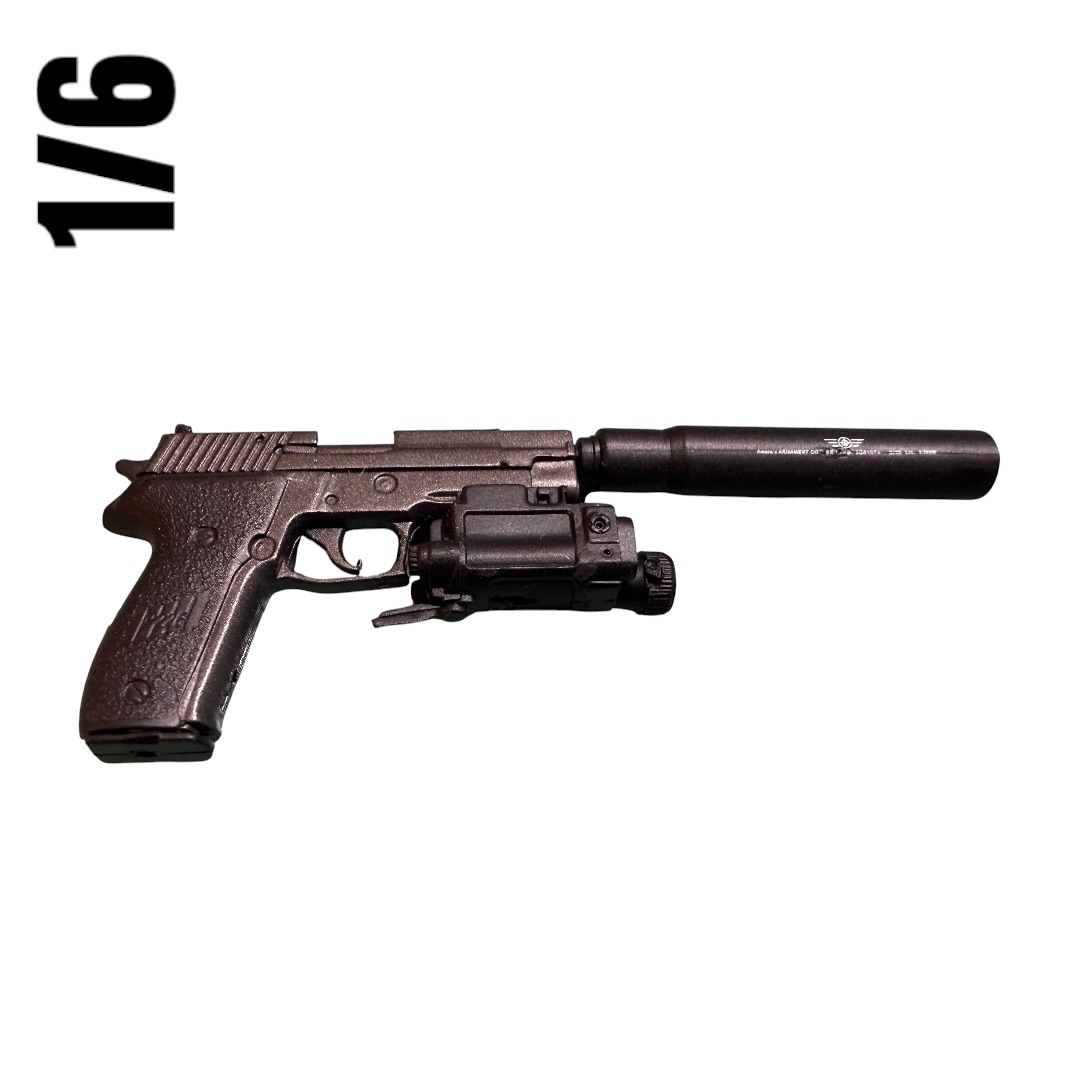  Artikelbild 4 des Artikels “1/6 Scale SIG Sauer Tactical Pistol Set with Suppressors, “