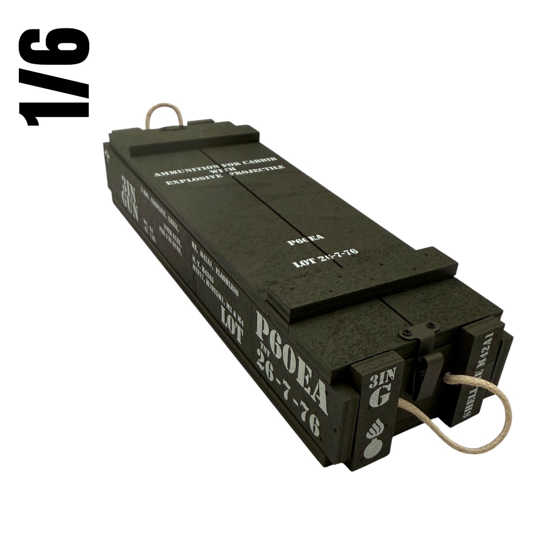  Artikelbild 4 des Artikels “M4A3 Sherman 76mm Gun M62A1 HE Ammo Crate (2 Ammo Metal) “
