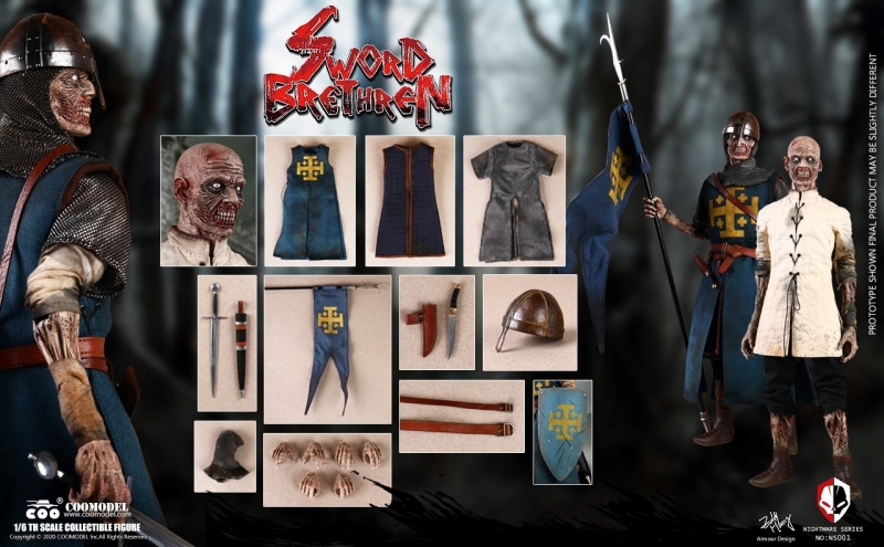  Product image 4 of the product “NIGHTMARE SEIRES (DIECAST ALLOY)  - SWORD BRETHREN 1/6 ”