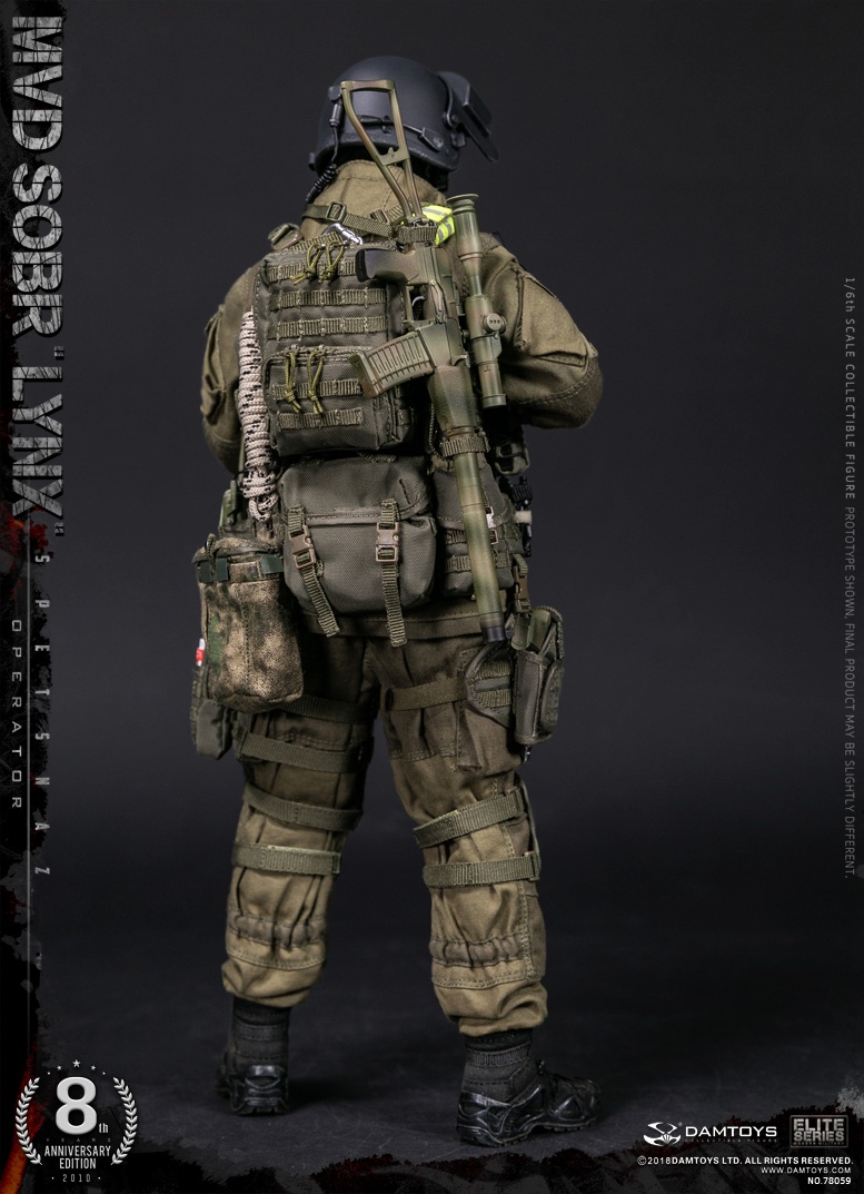  Product image 4 of the product “1/6 Russian Spetsnaz MVD - SOBR Lynx (8th Anniversary Edition) ”