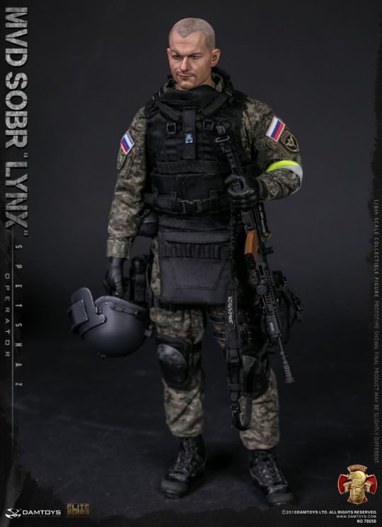  Product image 4 of the product “DAMTOYS 1/6 Russian Spetsnaz MVD - SOBR Lynx ”
