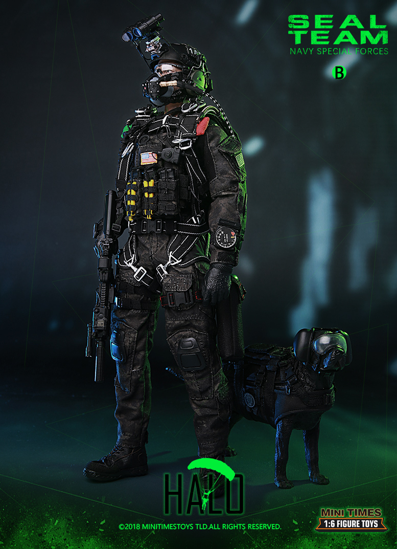  Artikelbild 4 des Artikels “Seal Team - Navy Special Forces Halomit Hund (Labrador) 1:6 “