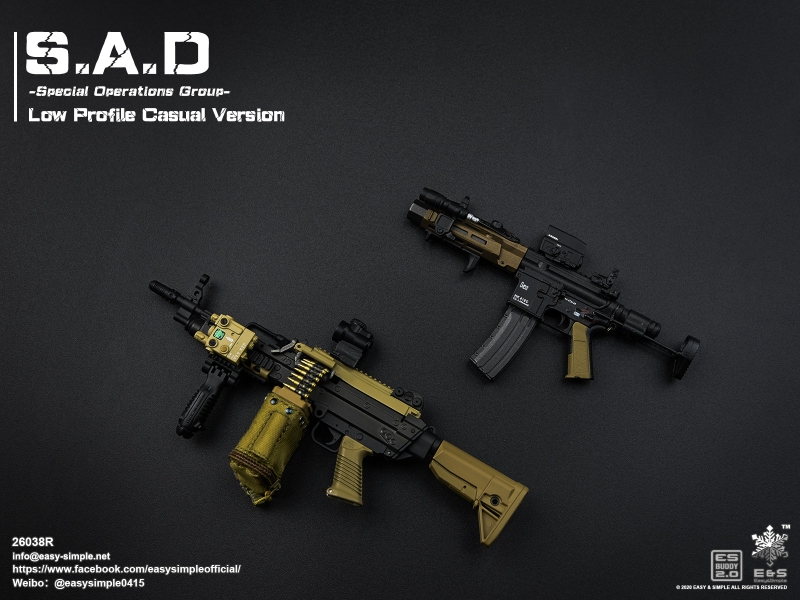  Product image 4 of the product “S.A.D Special Operations Group - Low Profile (Casual Version) 1/6 ”