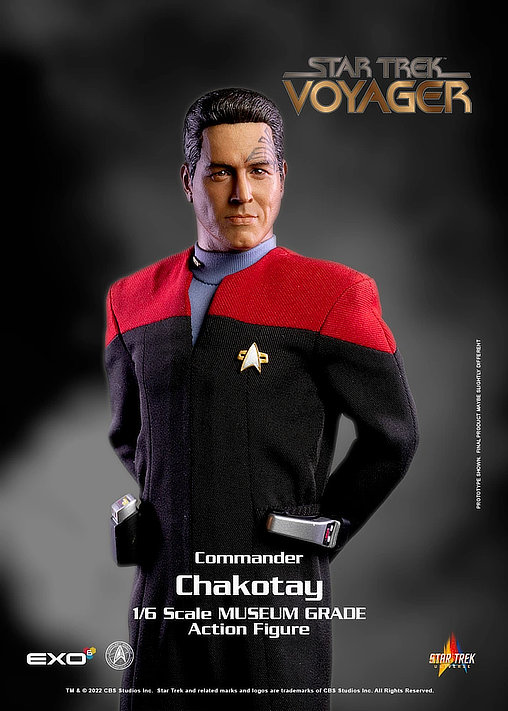  Product image 4 of the product “Star Trek - Voyager: Commander Chakotay 1:6 scale ”