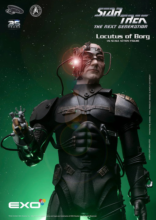  Artikelbild 4 des Artikels “Star Trek TNG Locutus 1:6 scale (LED version) “