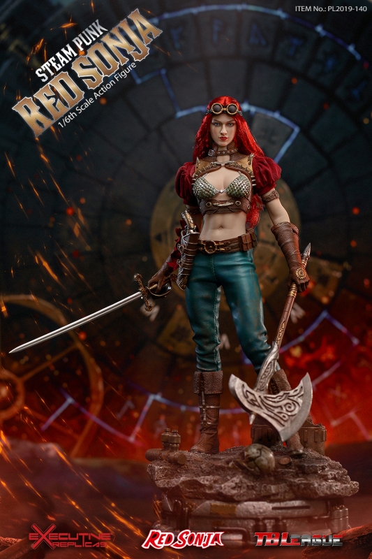  Product image 4 of the product “Steam Punk Red Sonja (Deluxe Version) 1/6th Action Figure ”