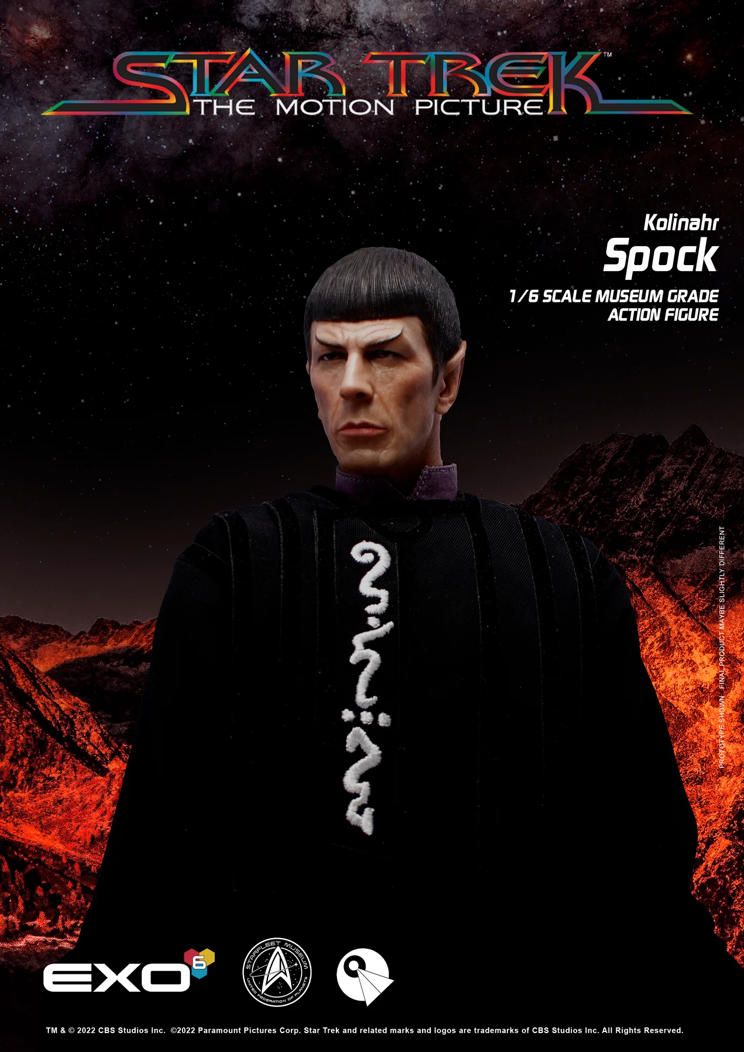 Product image 4 of the product “TMP Kolinahr  Spock Star Treck original Serie 1:6 scale ”