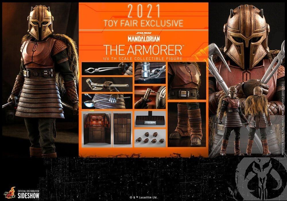  Product image 4 of the product “Star Wars: The Mandalorian - The Armorer - Exclusive - 1/6th scale ”