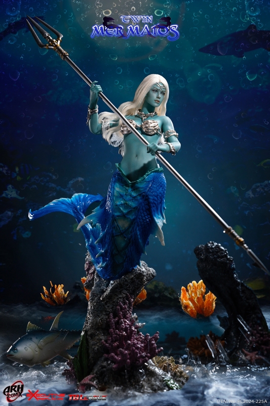  Artikelbild 4 des Artikels “Twin Mermaids - Sharleze (Blue Skin) 1/6 Scale Action Figure “