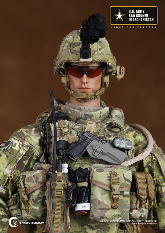  Product image 4 of the product “Crazy Dummy - US ARMY Saw gunner in Afghanistan ”