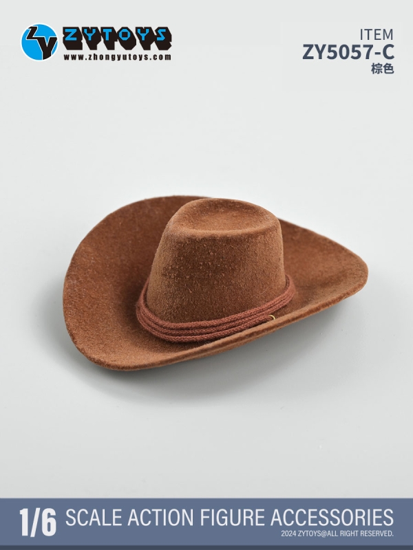  Artikelbild 4 des Artikels “Cowboy Hat flocked brown 1/6 “