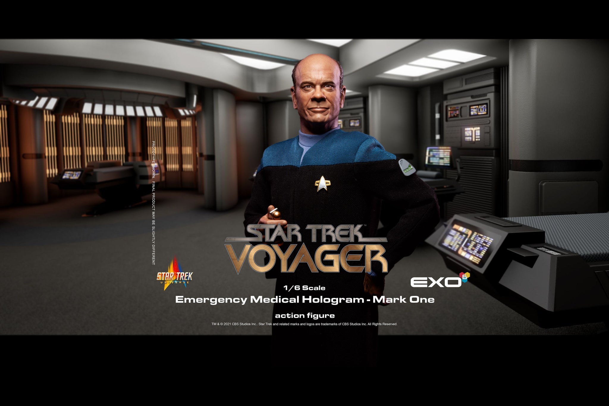  Product image 4 of the product “THE DOCTOR (EMERGENCY MEDICAL HOLOGRAM) - Star Trek: Voyager - 1:6 scale ”