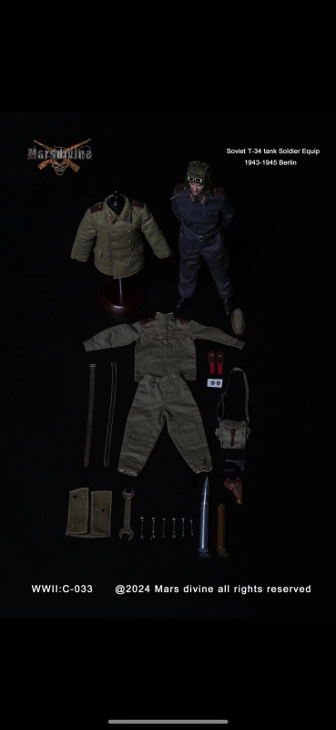  Artikelbild 4 des Artikels “T-34 Tank Soldier Equip Set 1943-1945 1/6 scale “