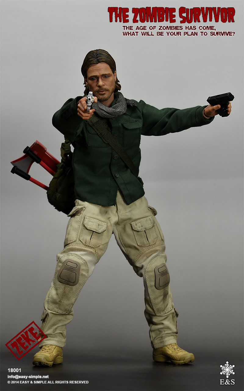  Artikelbild 4 des Artikels “The Zombie Survivor 1:6 Set mit Kopf “