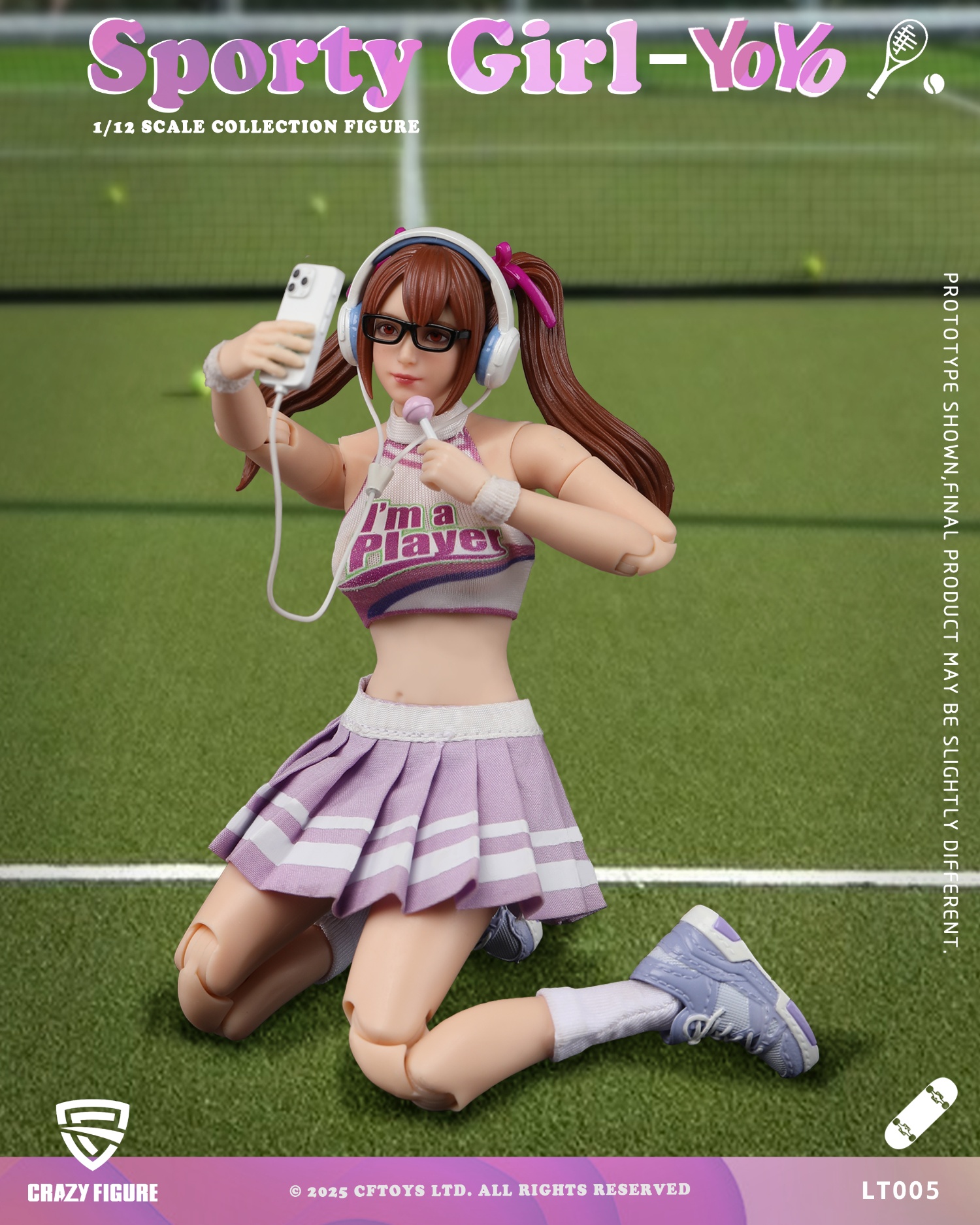  Product image 5 of the product “1/12 Sporty Girl Yo Yo ”
