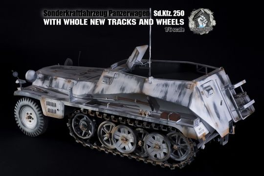  Product image 5 of the product “SDKFZ 250 in Metal Winter edition in 1/6 ”
