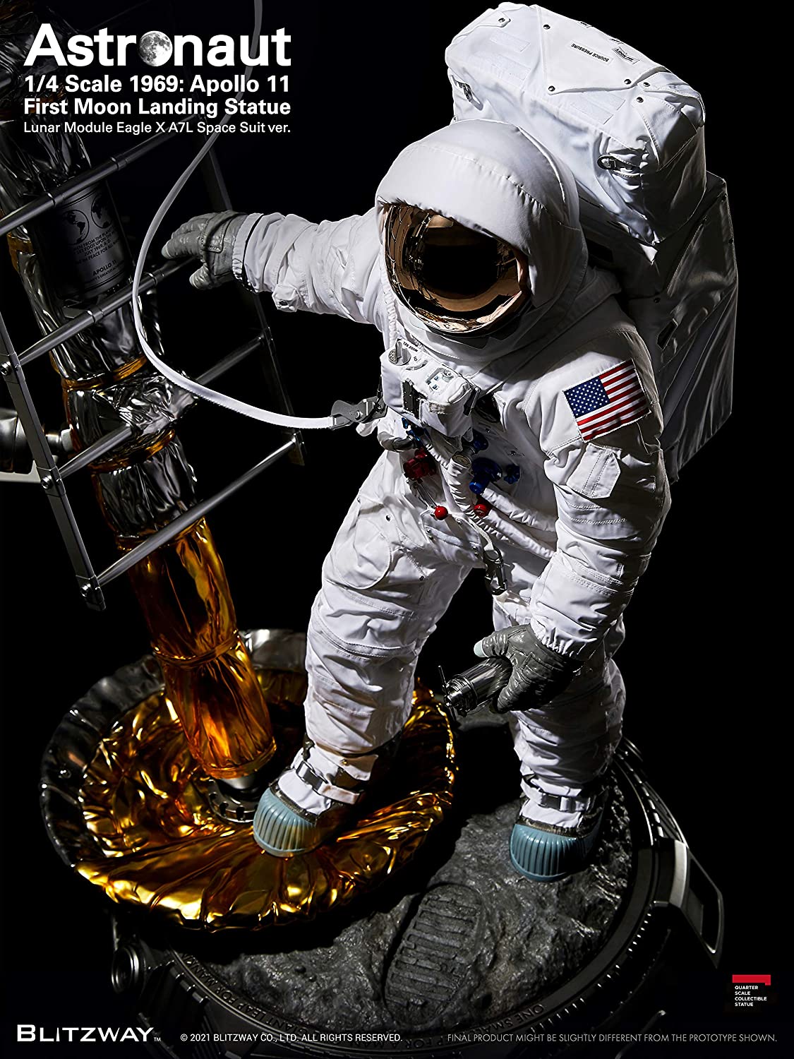  Artikelbild 5 des Artikels “1/4th Real Astronaut (Apollo 11 : LM-5 A7L Version), “