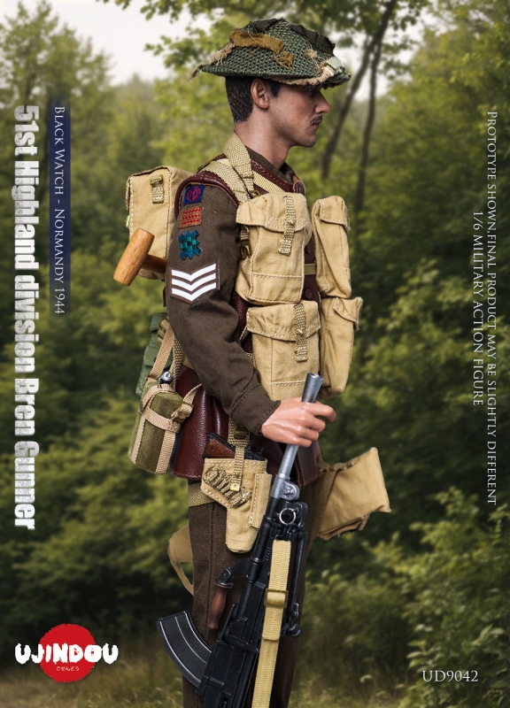  Artikelbild 5 des Artikels “WWII British Army -Black Watch - 51st Highland Division Bren Gunner - in 1/6 scale “