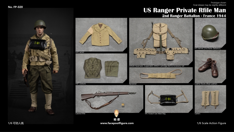  Artikelbild 5 des Artikels “2nd Ranger Battalion France 1944 - US Ranger Private Rifle Man “