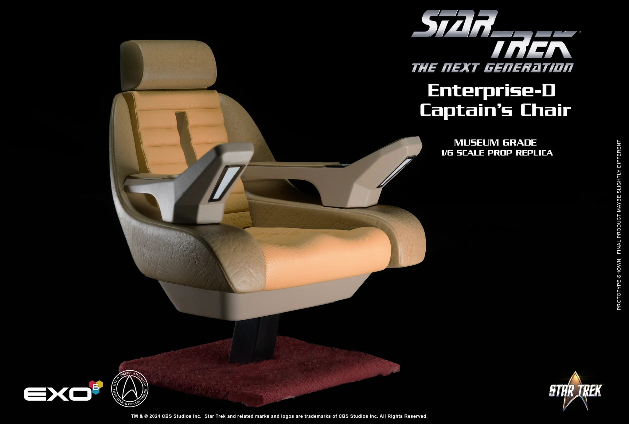 Artikelbild 5 des Artikels “Enterprise-D Captain’s Chair 1:6 “