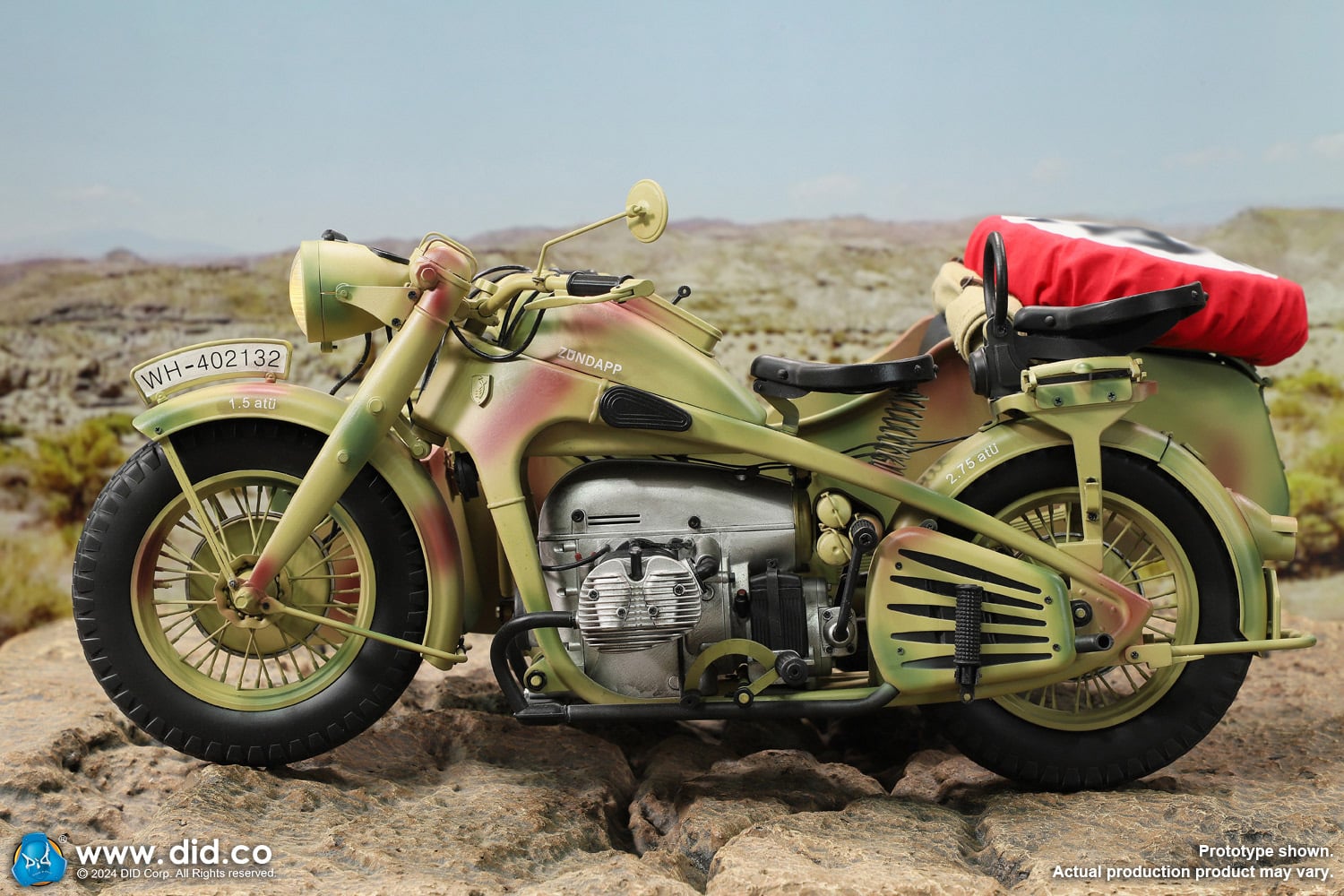  Artikelbild 5 des Artikels “Zündap, KS750, Motorrad mit Beiwagen in Metal (Dreitarn) “