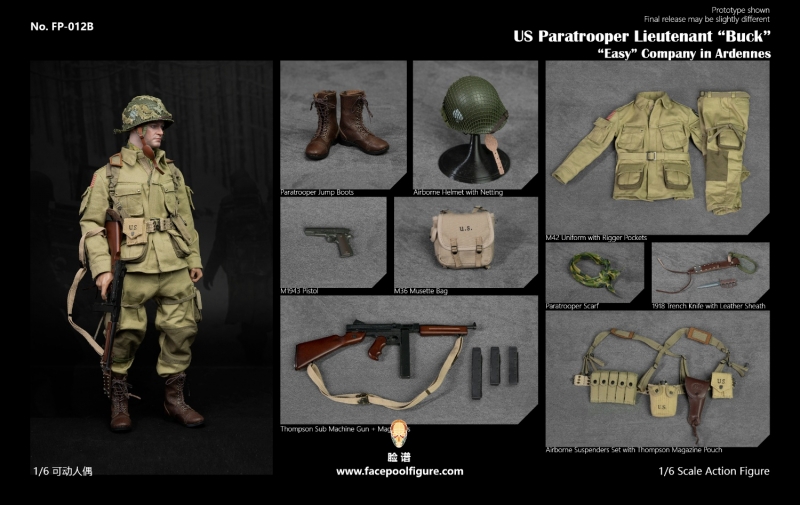  Artikelbild 5 des Artikels “US Paratrooper Lieutenant Buck  - Easy Company (Jumper Uniform Version) “