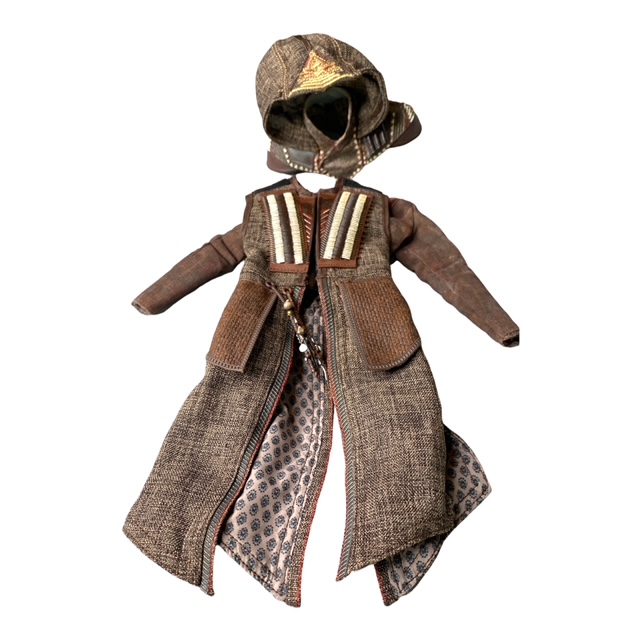  Product image 5 of the product “Assasins Flexible Hooded Redingote Robe (Brown) 1/6 ”
