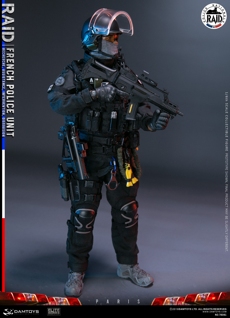  Product image 5 of the product “1/6 French Police Unit - RAID - IN PARIS - in 1/6 scale ”
