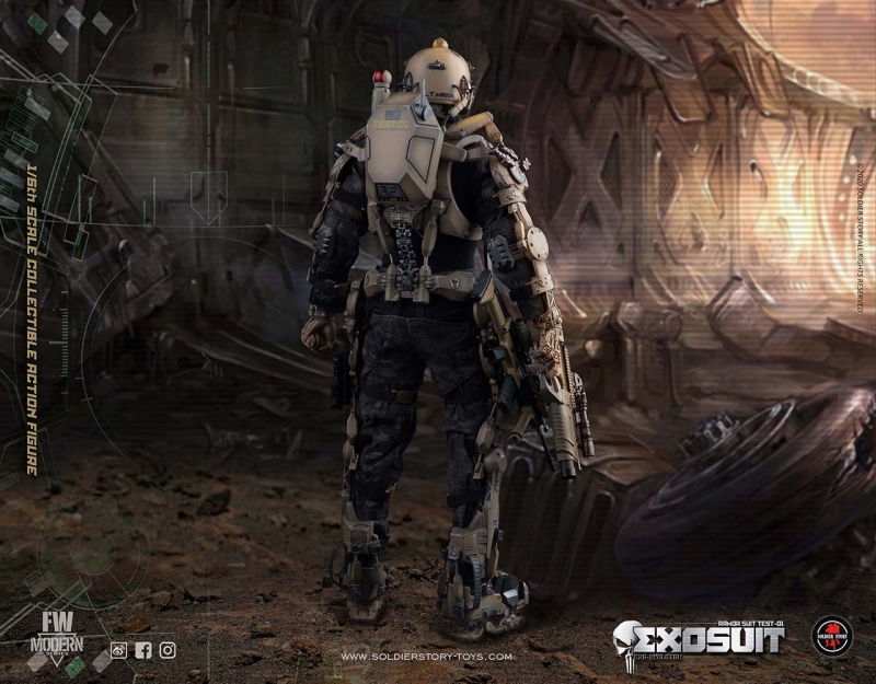  Artikelbild 5 des Artikels “EXO SKELETON - Armor Suit Test-01 - in 1/6 scale “