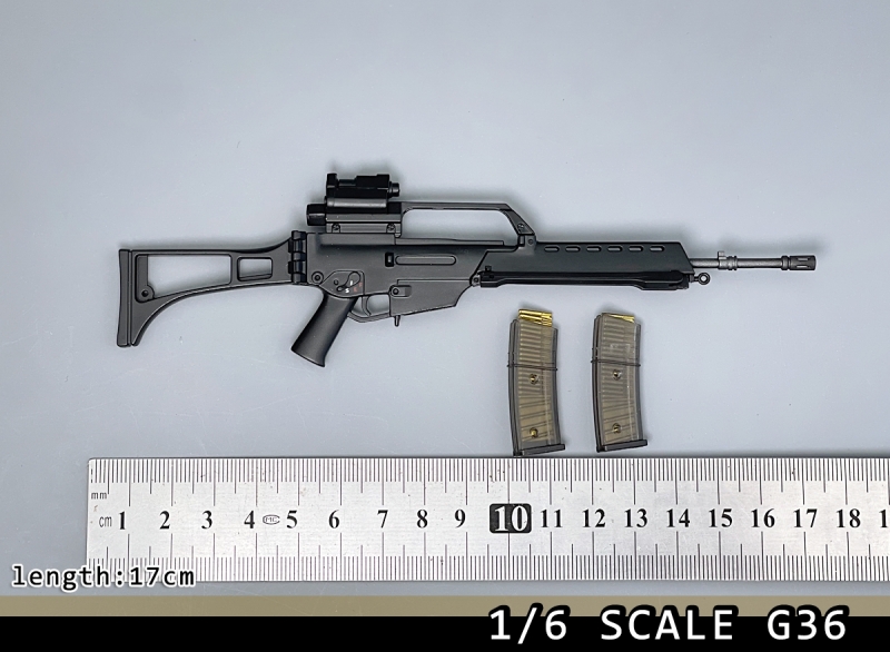  Artikelbild 5 des Artikels “G36  Assault Rifle mit Zweibein (Black) 1/6 “