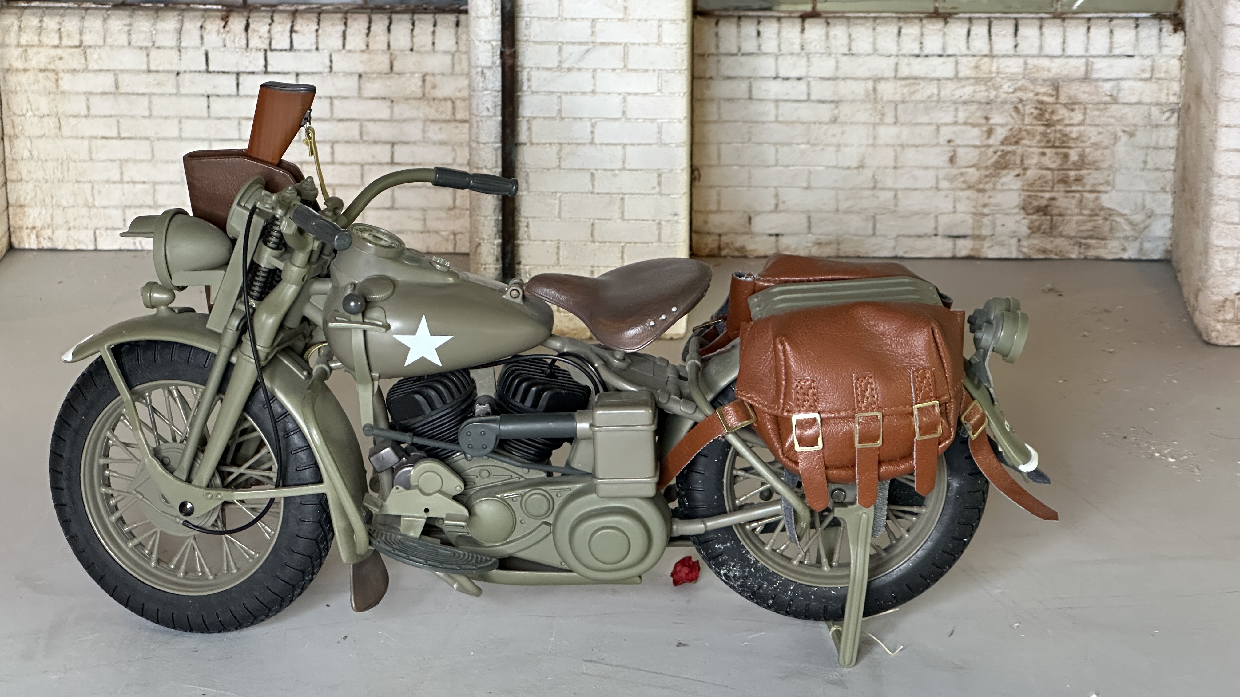  Product image 5 of the product “US Army WWII Harley-Davidson Motorcycle (Olive Drab) Used ”