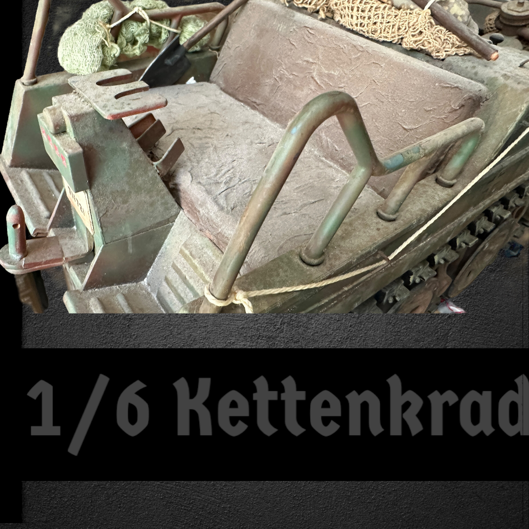 Product image 5 of the product “Sd.Kfz.2 Kettenkrad Used Optic (ohne OVP) 1/6 ”