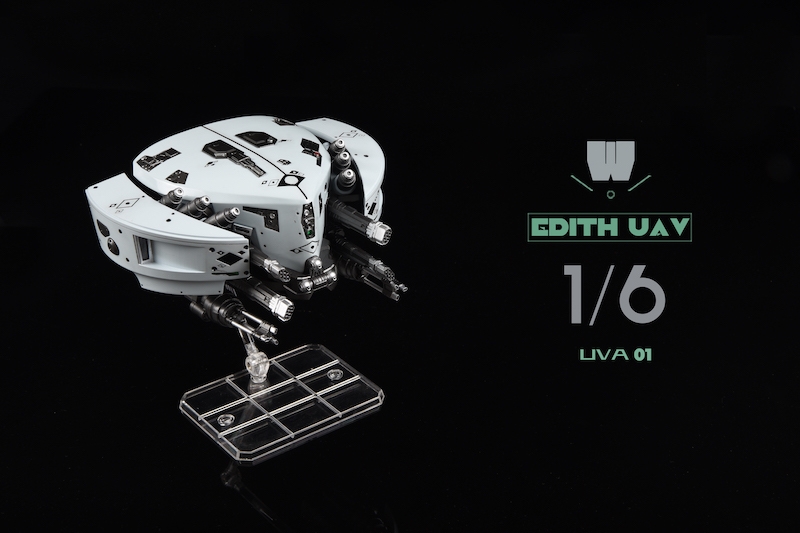  Product image 5 of the product “LED Light Up Edith UAV Drone (Grey) 1/6 ”