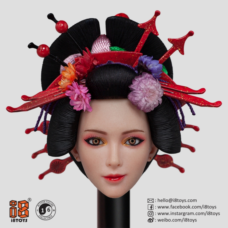  Artikelbild 5 des Artikels “Oiran Ichiya - (Black) Long Furisode w/ Head - in 1:6 scale “